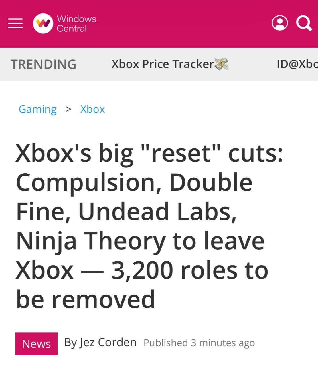 XBOX ВСЁ — Microsoft увольняет сразу 4800 (!) сотрудников