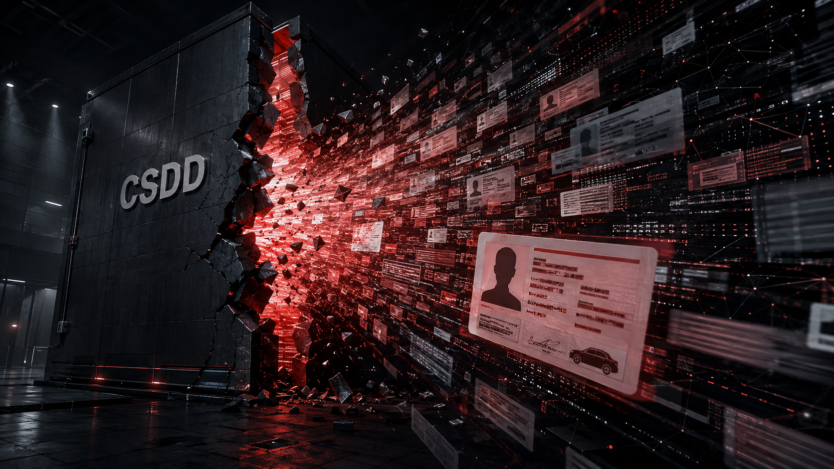 Визуализация утечки персональных данных из систем CSDD