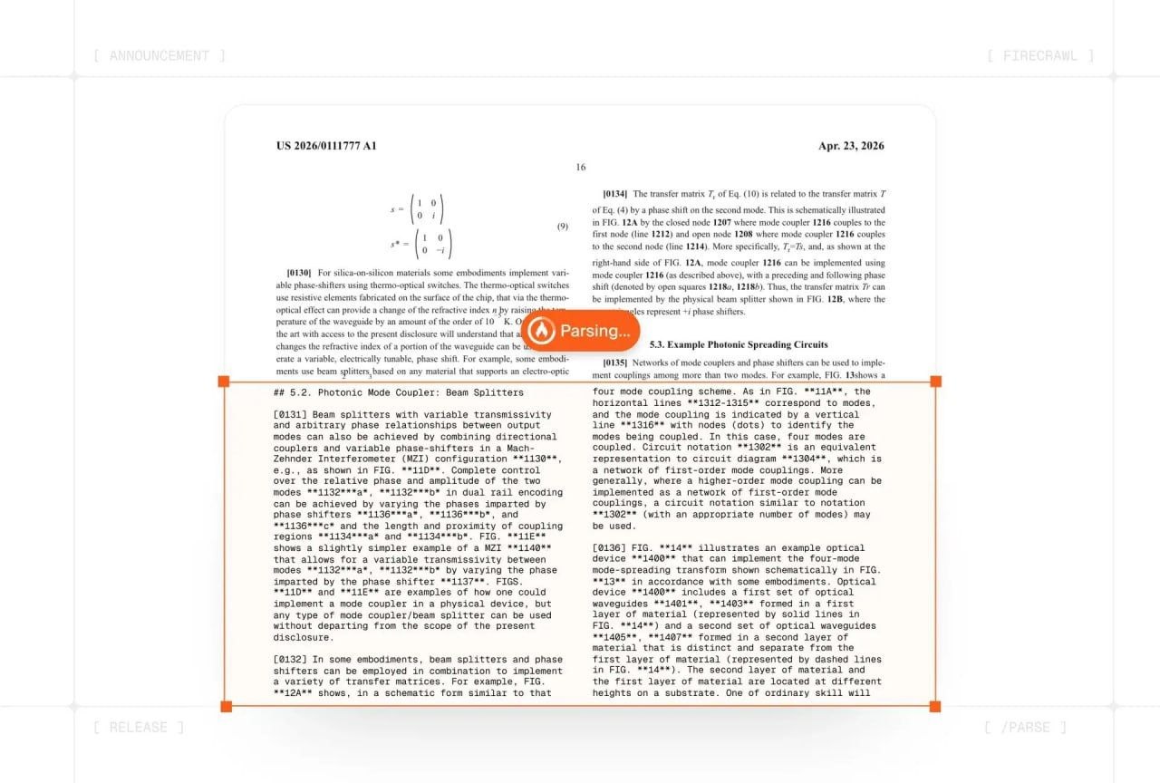 Firecrawl выпустили один из самых быстрых PDF-парсеров — он обрабатывает страницу всего за…
