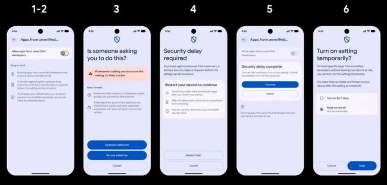 Google усложняет установку Android-приложений от неверифицированных разработчиков.
